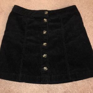 H&M Black Mini Skirt